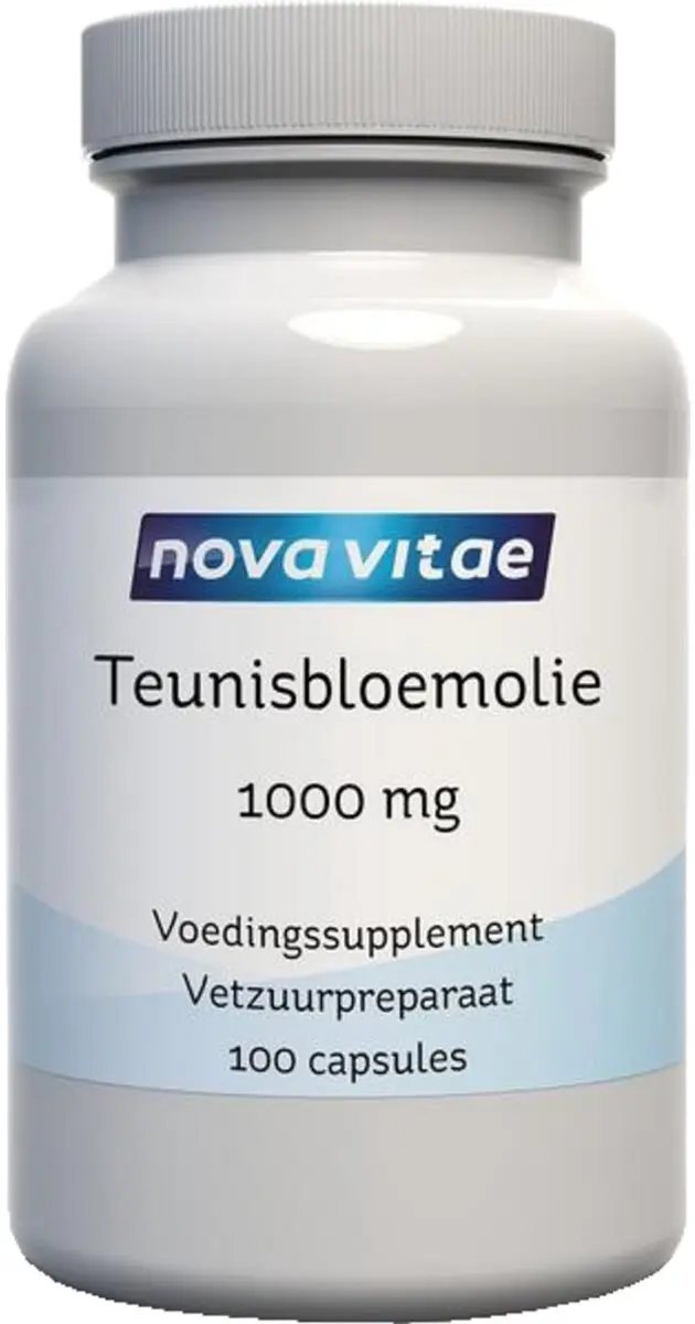 Nova Vitae Teunisbloemolie 1000mg - 100 Capsules