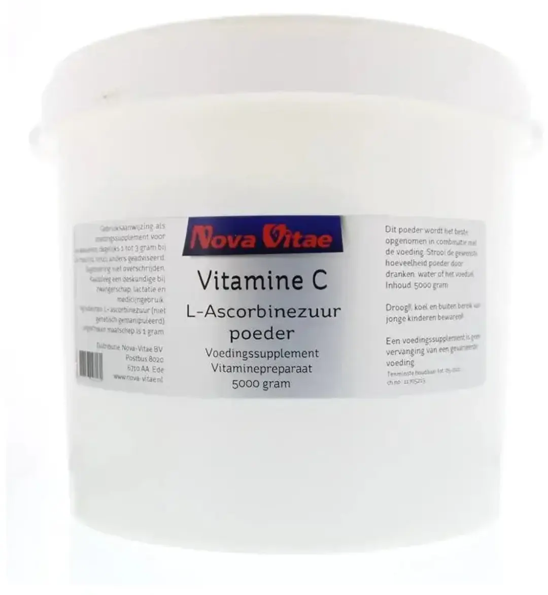 Nova Vitae Vitamine C Poeder 5000g