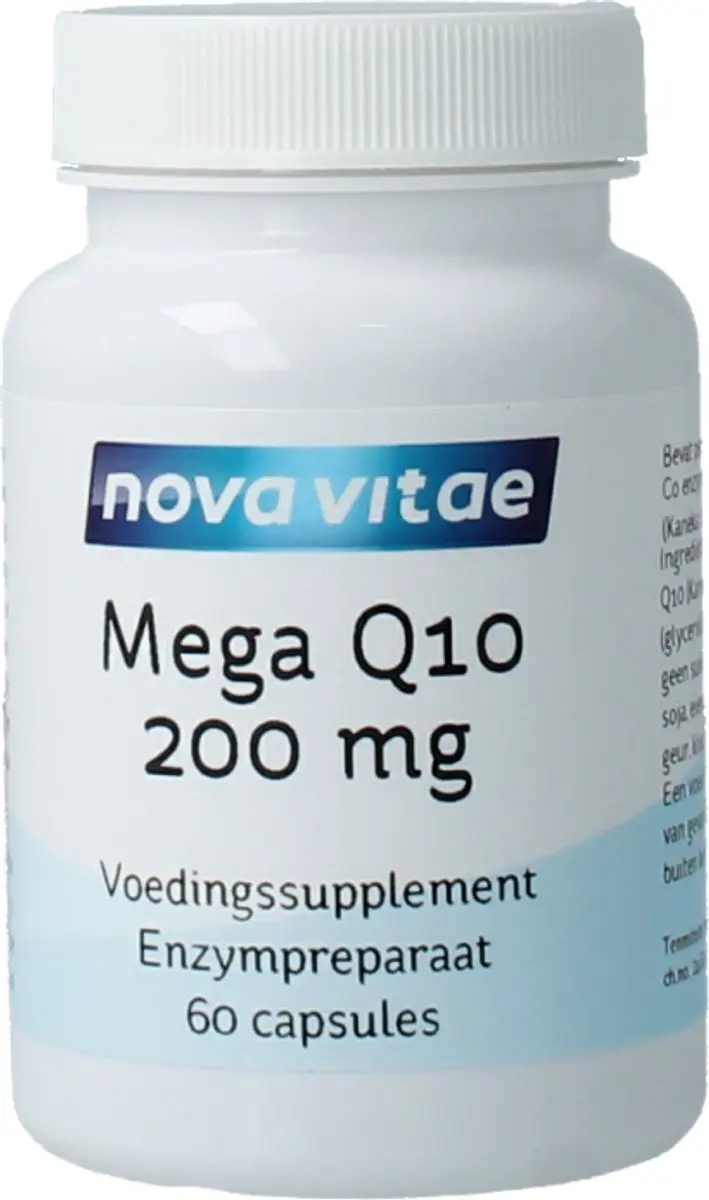 Nova Vitae Mega Q10 200mg - 60 Capsules