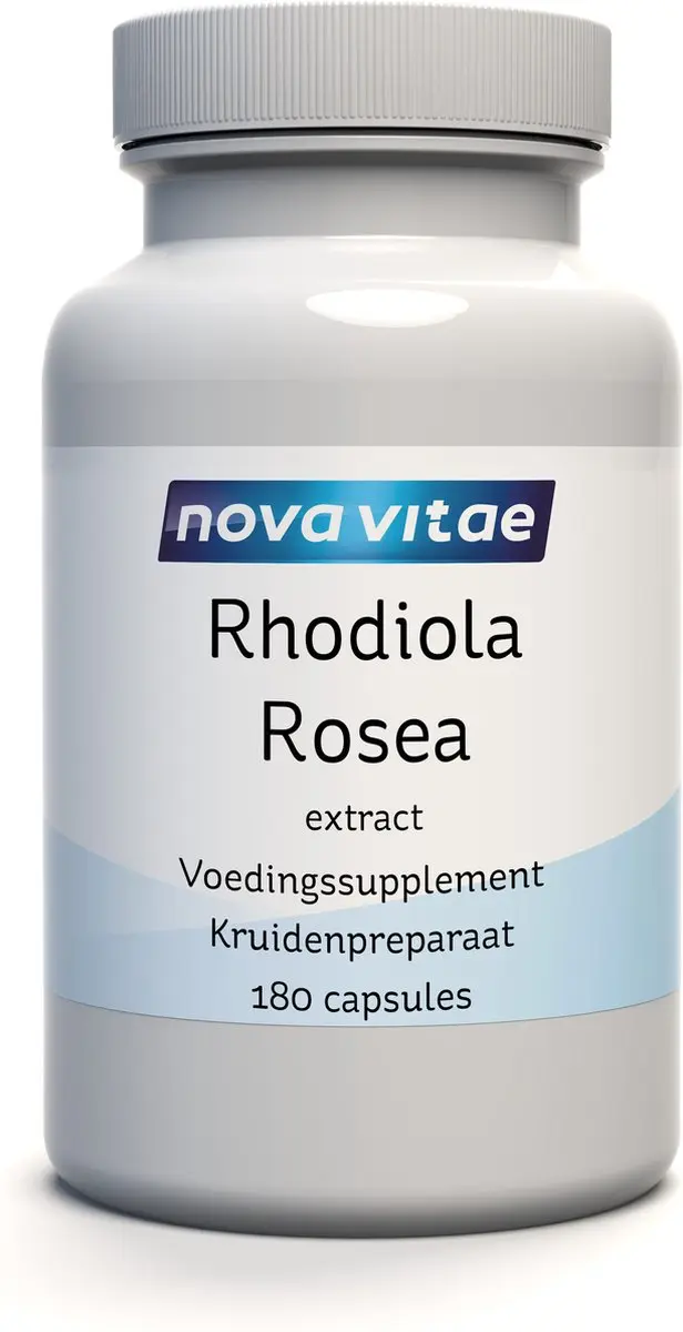 Nova Vitae Rhodiola rosea Extract 180 Capsules