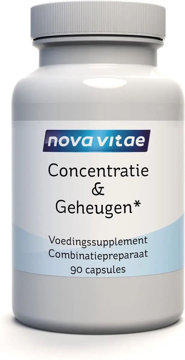 Nova Vitae Concentratie & Geheugen 90 Capsules