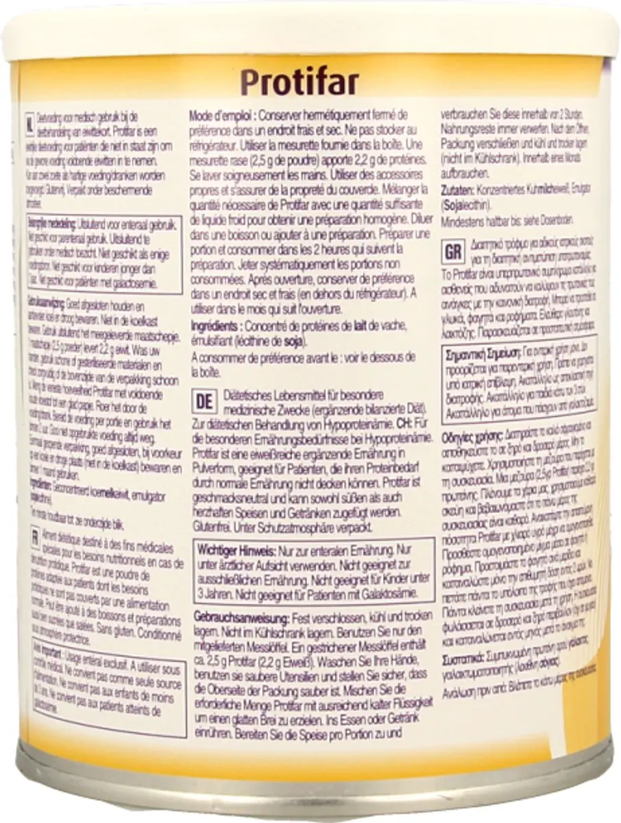 Nutricia Protifar Eiwitshake 225g