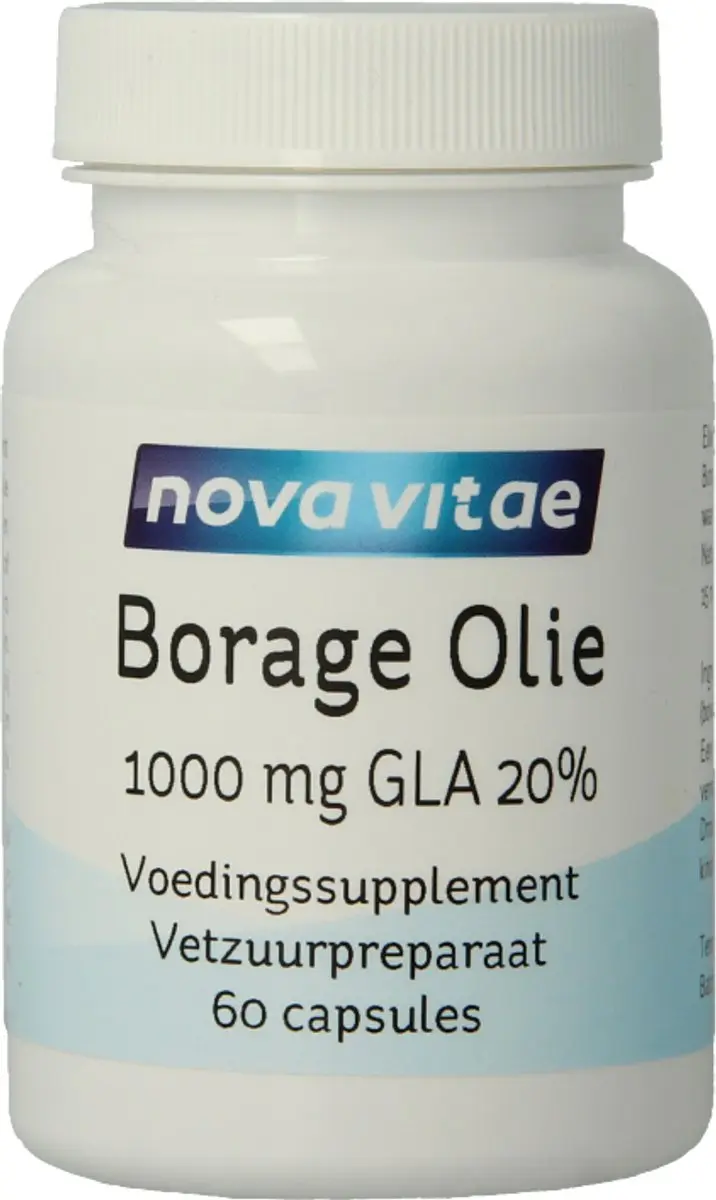 Nova Vitae Bernagieolie 1000mg - 60 Capsules