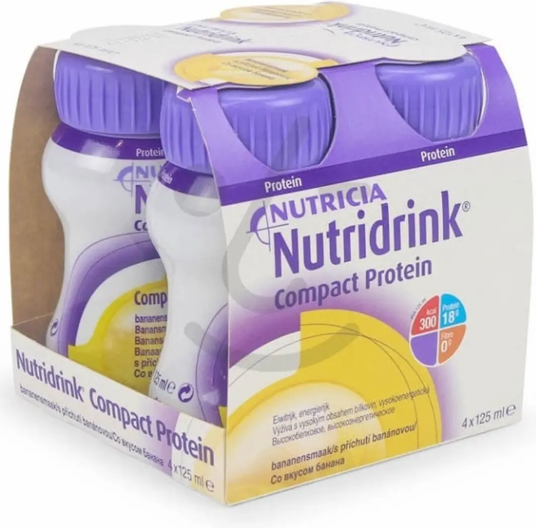Nutricia Nutridrink Compact Proteïne Banaan - 4x125ml