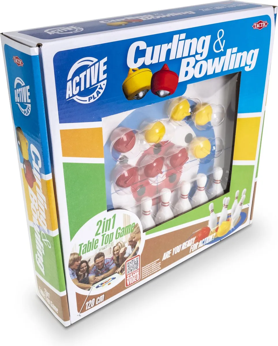 Tactic Curling/Bowling 2in1 Table Top Game 58883