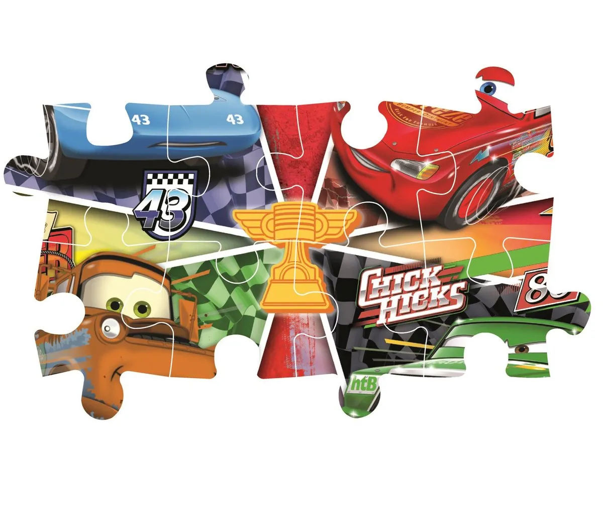 Clementoni Cars Puzzel 60 Maxi Stukjes - Multikleur