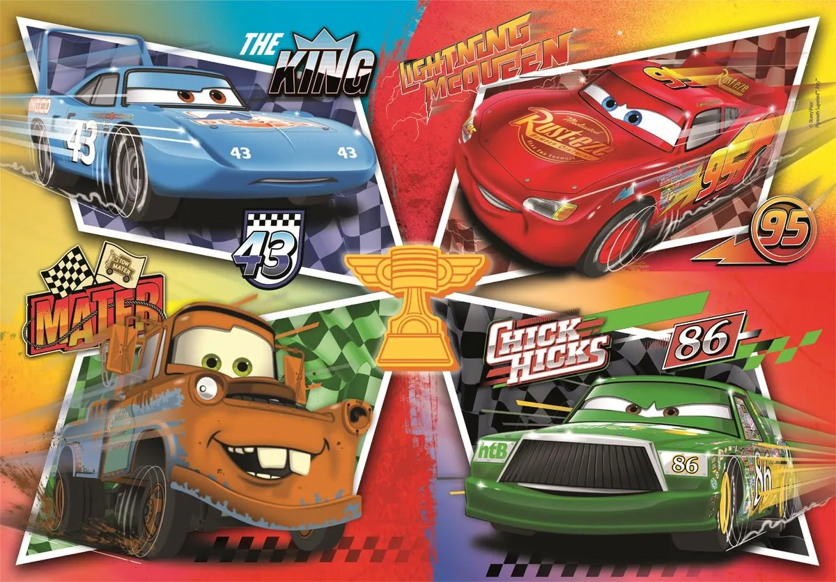 Clementoni Cars Puzzel 60 Maxi Stukjes - Multikleur