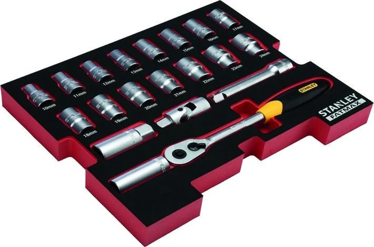 Stanley FMHT0-74297 FATMAX TSTAK Insert Doppenset 20-delig - Geel