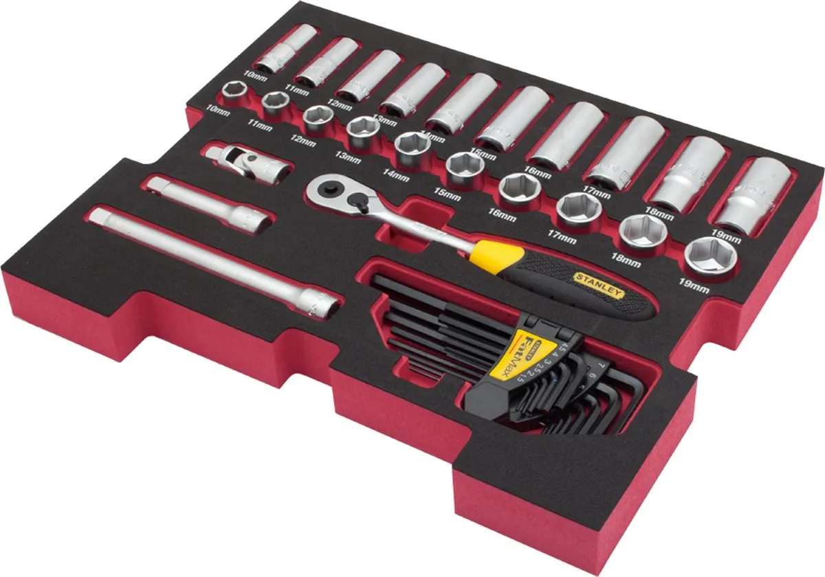 Stanley FMHT0-74297 FATMAX TSTAK Insert Doppenset 20-delig - Geel