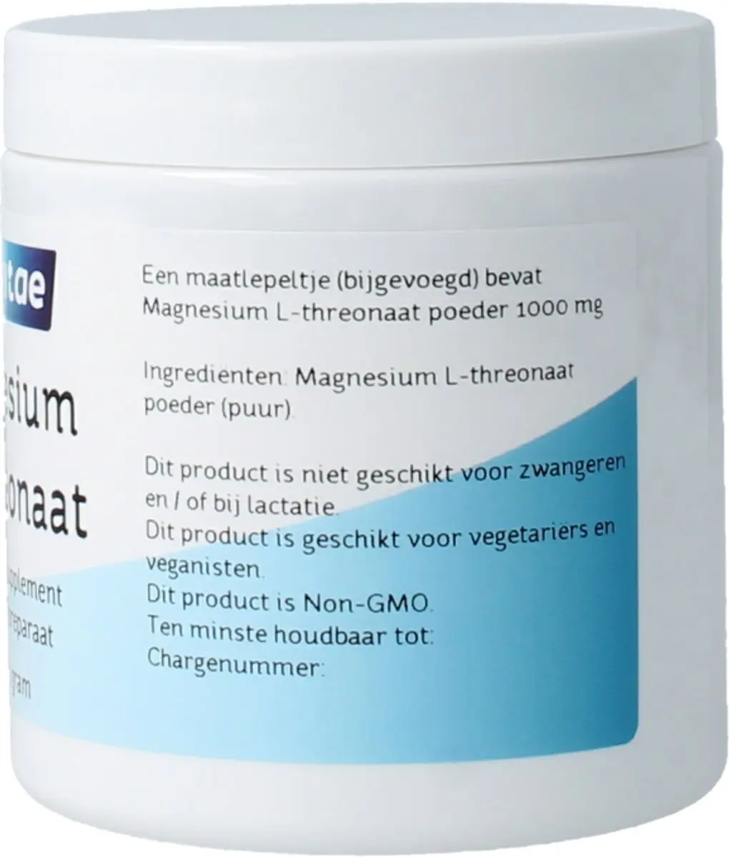 Nova Vitae Magnesium L-threonaat 100g - 200 Capsules