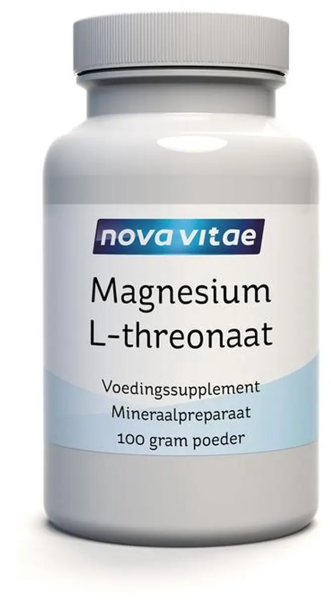 Nova Vitae Magnesium L-threonaat 100g - 200 Capsules