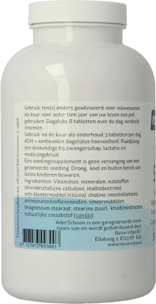 Nova Vitae Aderschoon 300 Tabletten