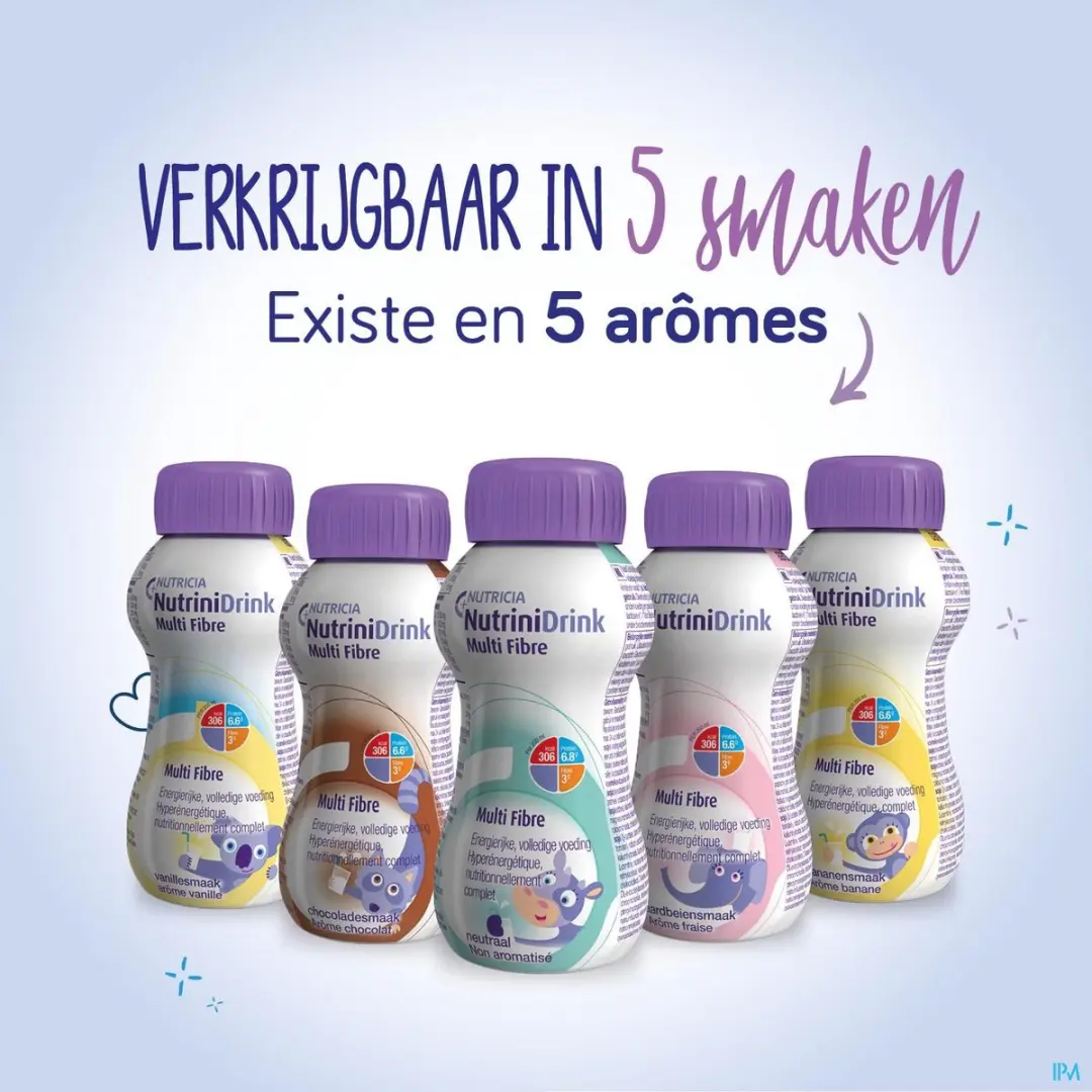 Nutridrink Multi Fibre Chocolade 800ml