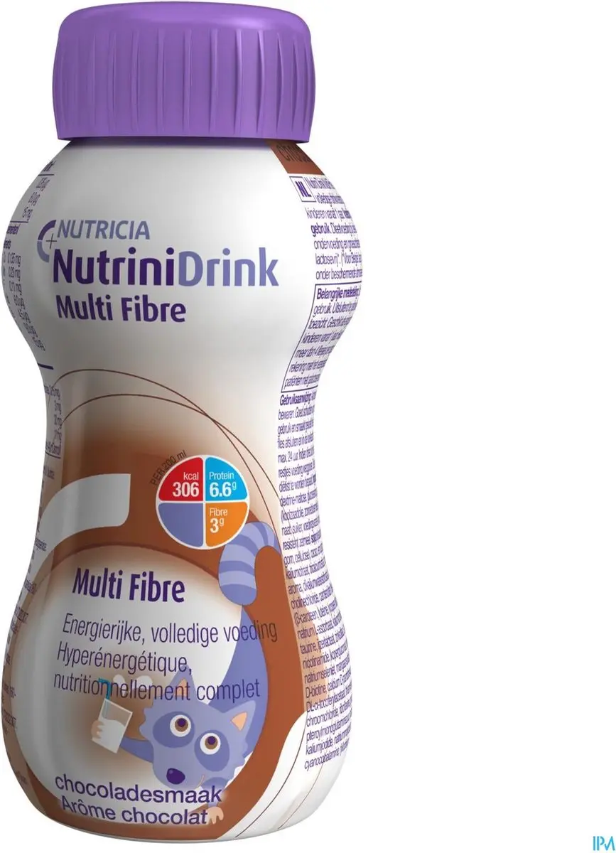 Nutridrink Multi Fibre Chocolade 800ml