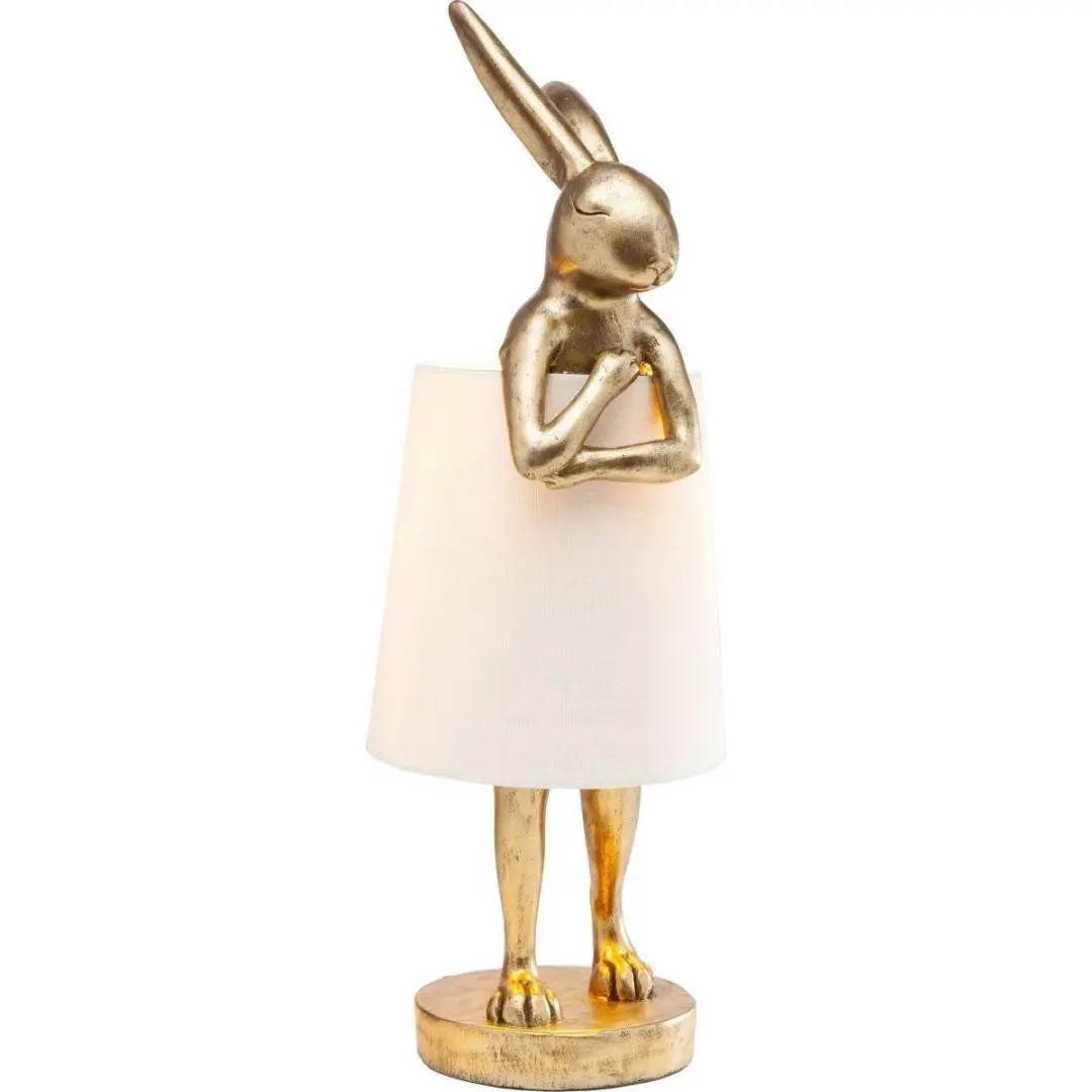Kare Design Animal Konijn Tafellamp - Goud