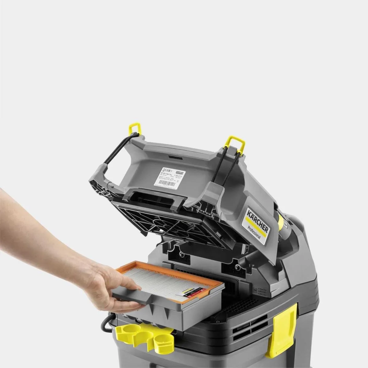Kärcher NT 30/1 Tact Te L Industriële Stofzuiger 1380W - 30L - Grijs/Zwart