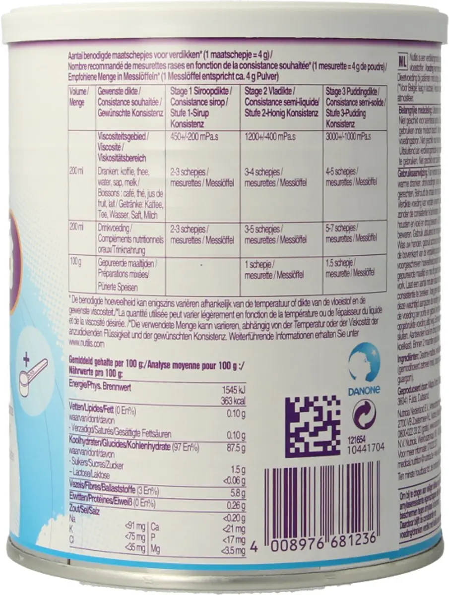 Nutricia Nutilis Poeder 300g