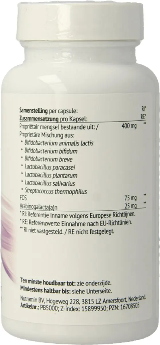 Nutramin NTM Probio Forte Capsules - 60 Stuks