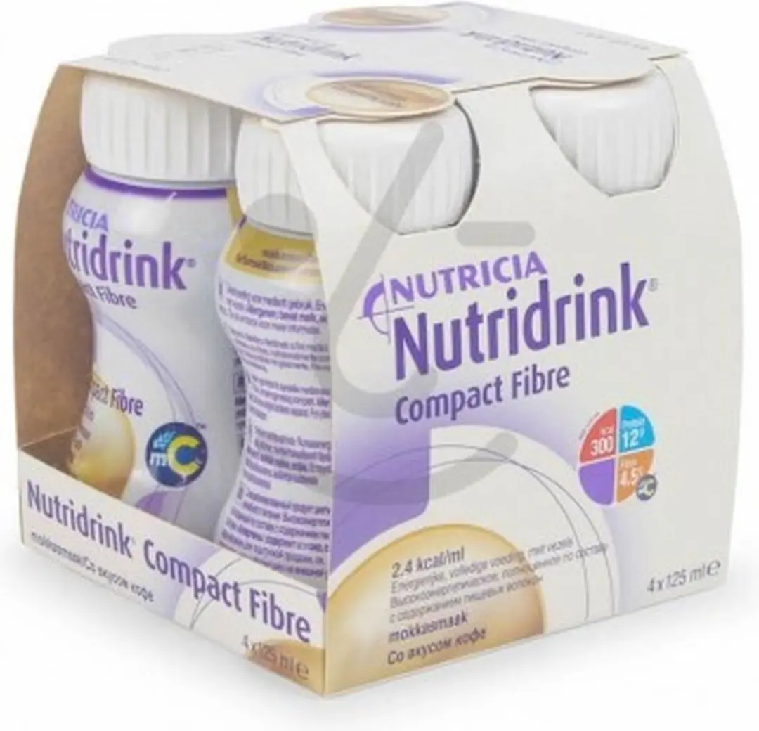 Nutridink Compact Fiber Mokka 125ml - 4 Stuks