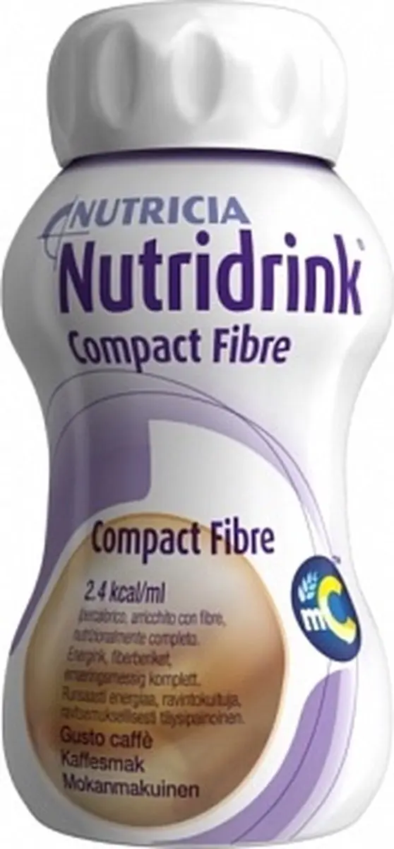 Nutridink Compact Fiber Mokka 125ml - 4 Stuks