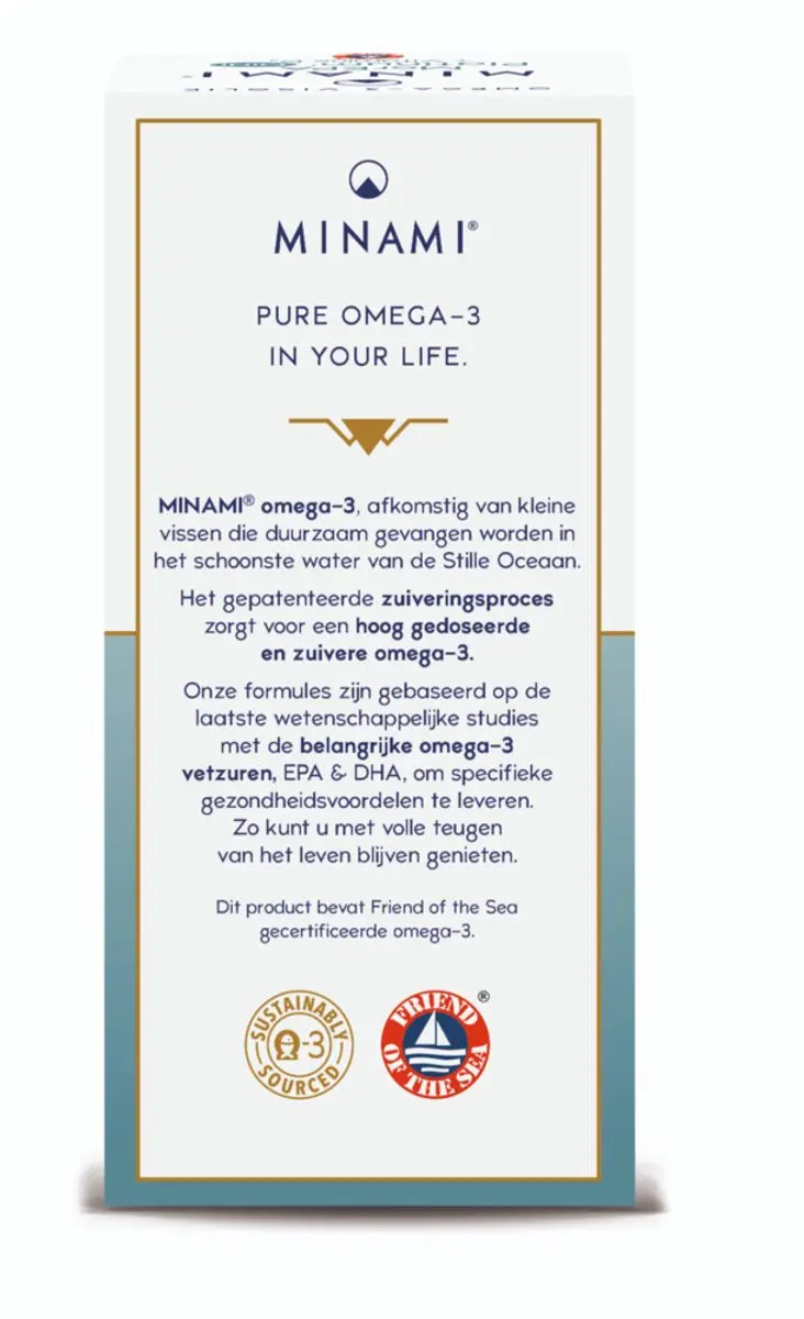 Minami MorEPA Platinum Mini + Vitamine D3 - 180 Softgels