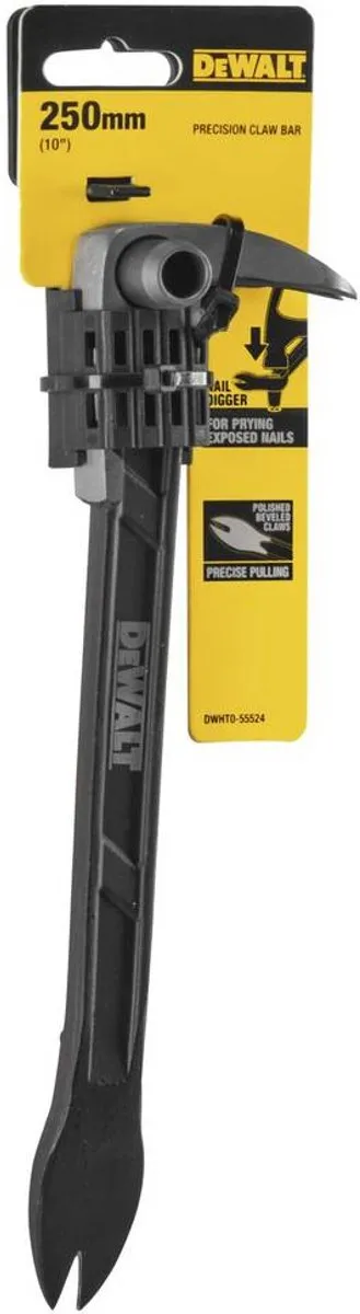 DeWalt DWHT0-55524 Koevoet Smalle Klauw 250mm