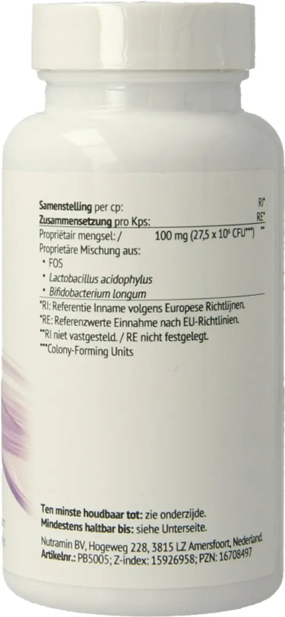 Nutramin NTM Probio Basis Voedingssupplement 90 Capsules