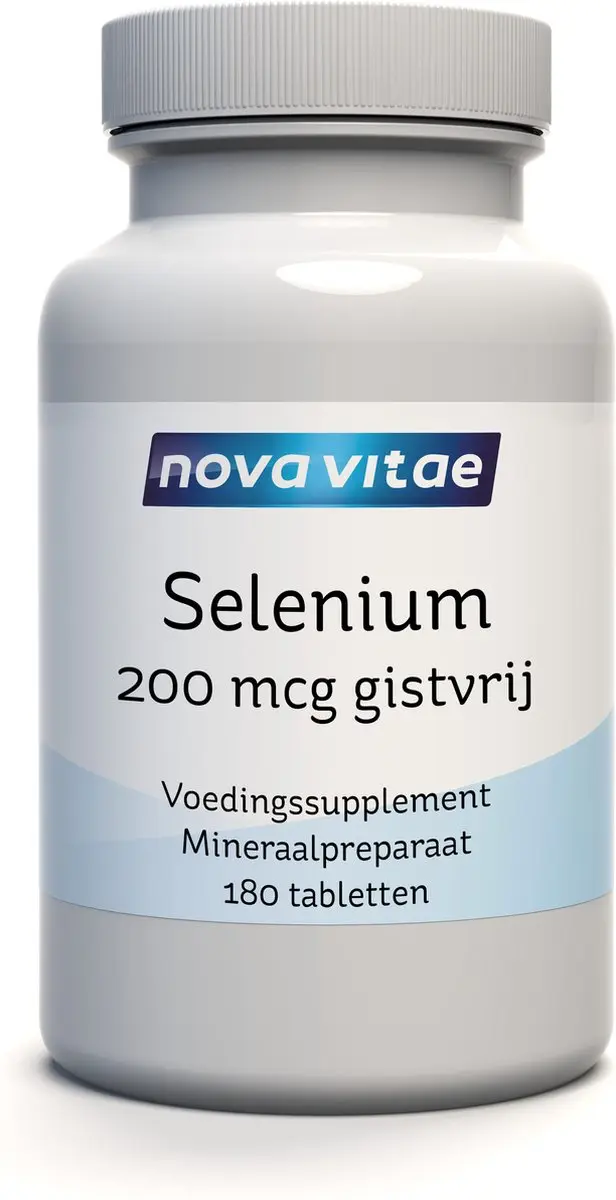 Nova Vitae Selenium 200mcg Gistvrije Tabletten