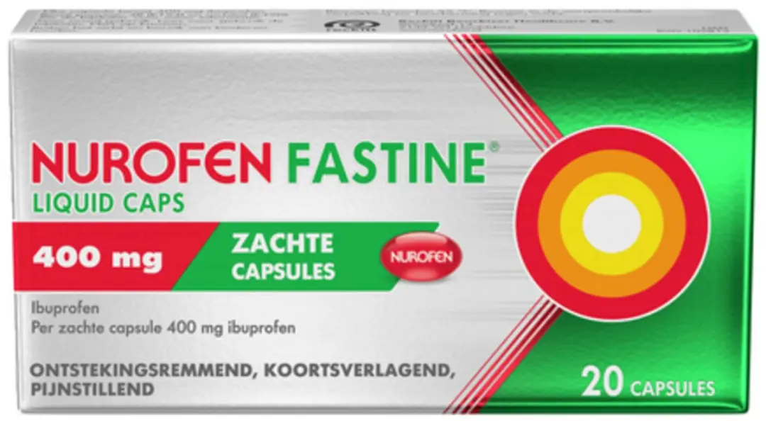 Nurofen Fastine 400mg Capsules - 20 Stuks