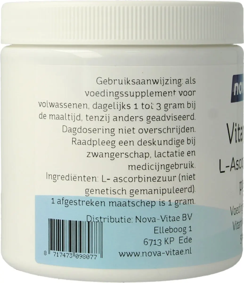 Nova Vitae Vitamine C Poeder 500g