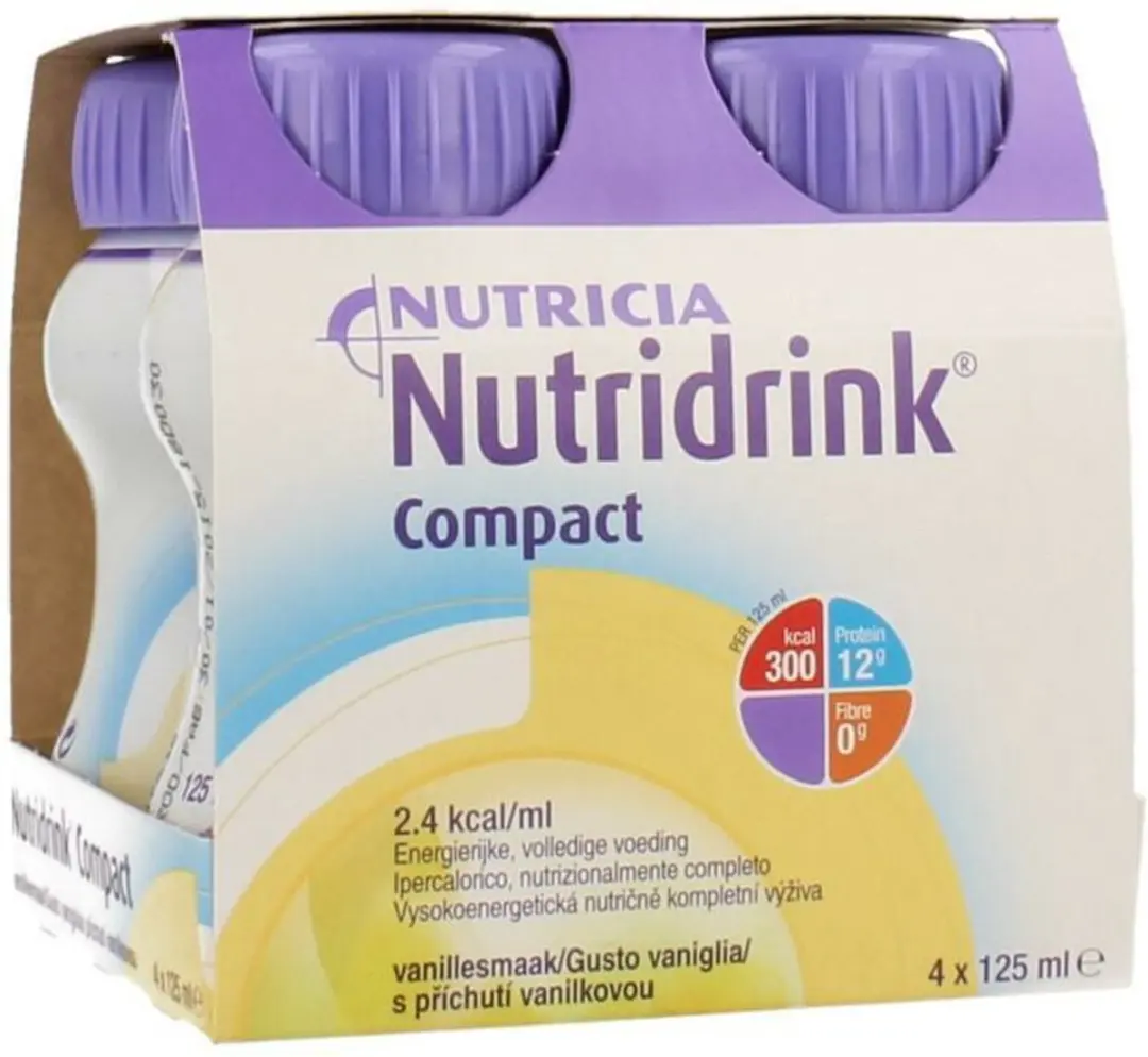 Nutridink Compact Vanille 4x125ml