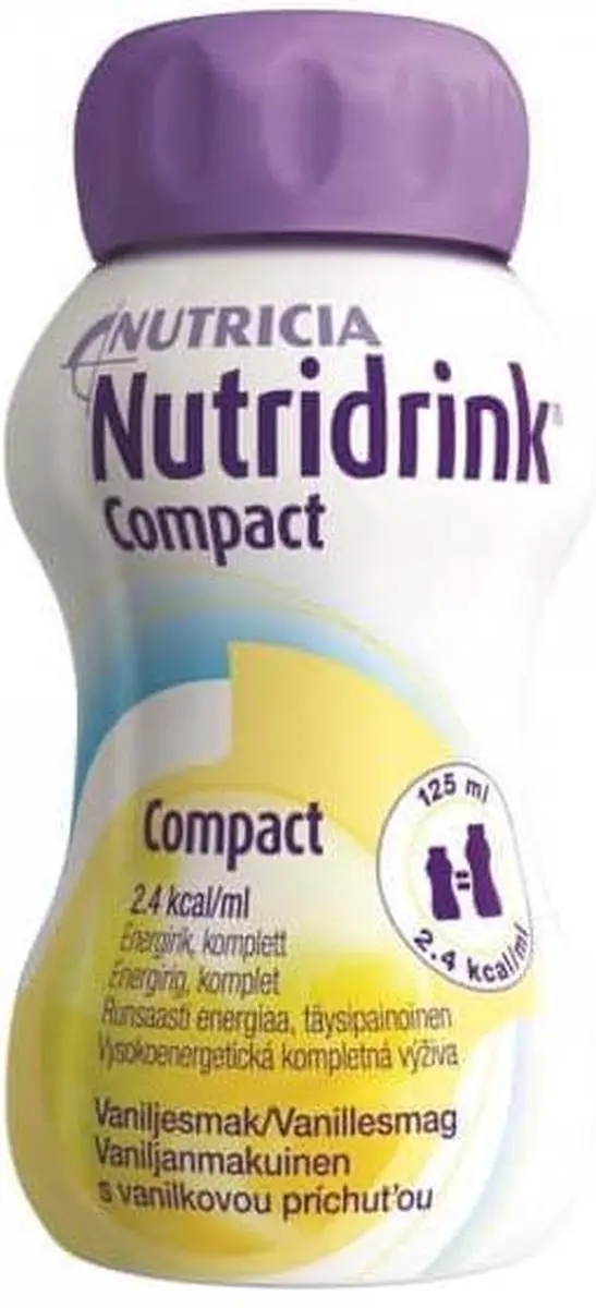 Nutridink Compact Vanille 4x125ml