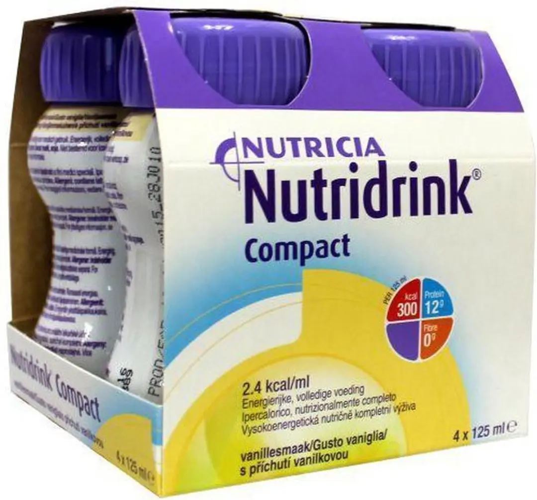 Nutridink Compact Vanille 4x125ml