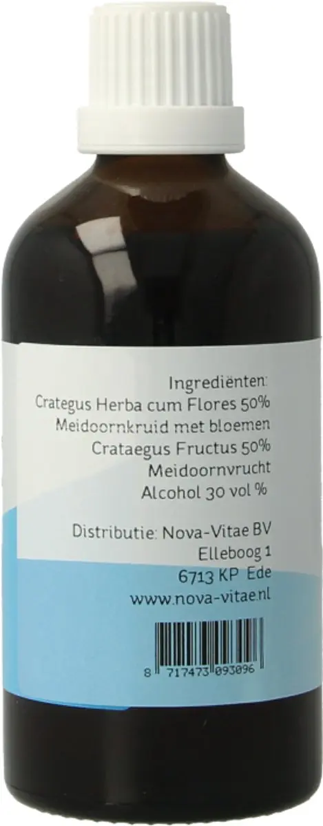 Nova Vitae Meidoorn Tinctuur 100ml