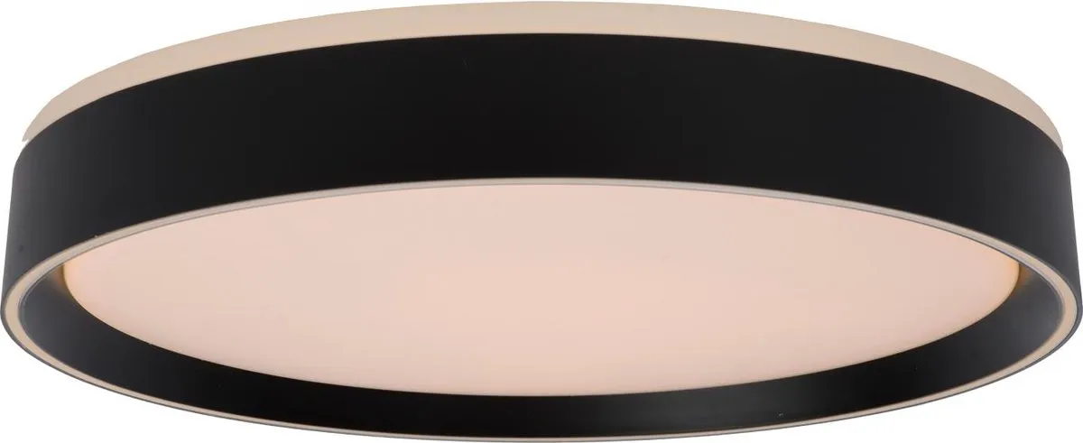 Lucide NURIA Plafondlamp Ø40cm - LED 24W 2700K - Zwart