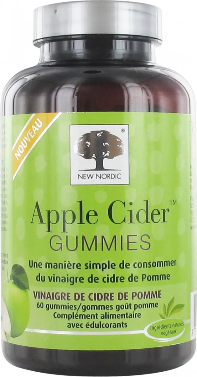 New Nordic Appelcider Gummies 60 Stuks