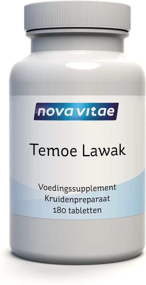 Nova Vitae Temoe Lawak Curcuma Xanthorrhiza 180 Tabletten