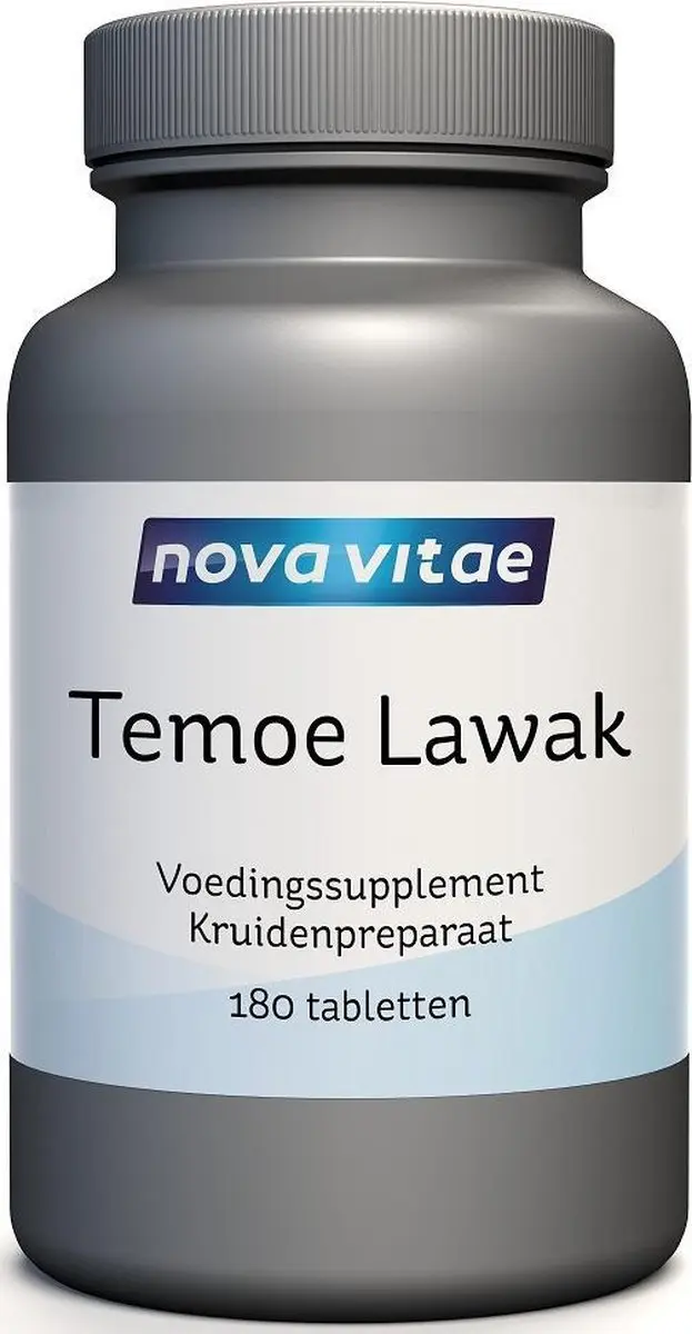 Nova Vitae Temoe Lawak Curcuma Xanthorrhiza 180 Tabletten