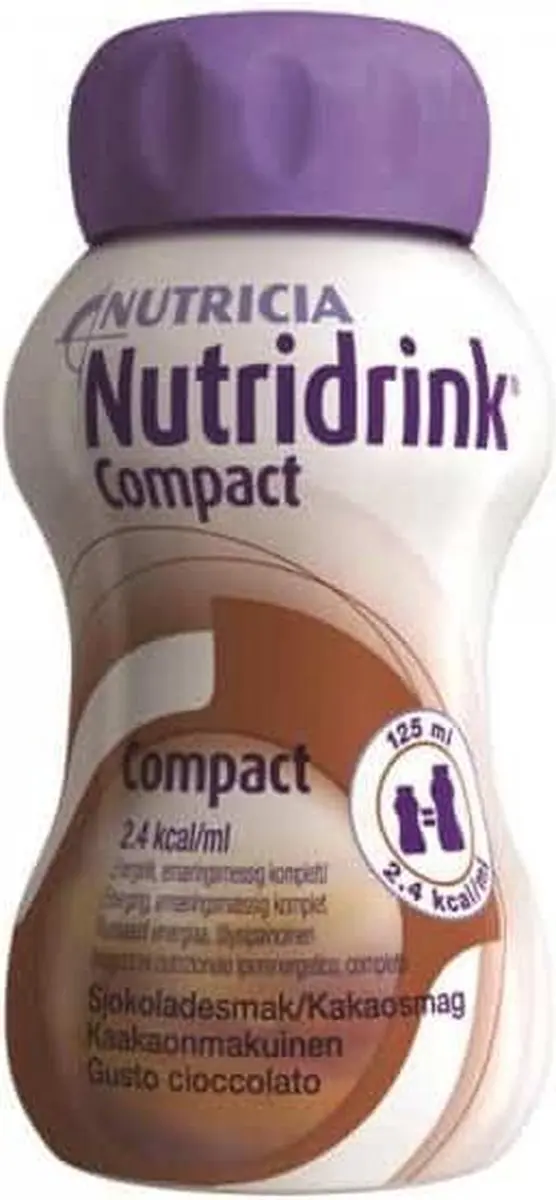 Nutridrink Compact Chocolade - 4x125ml