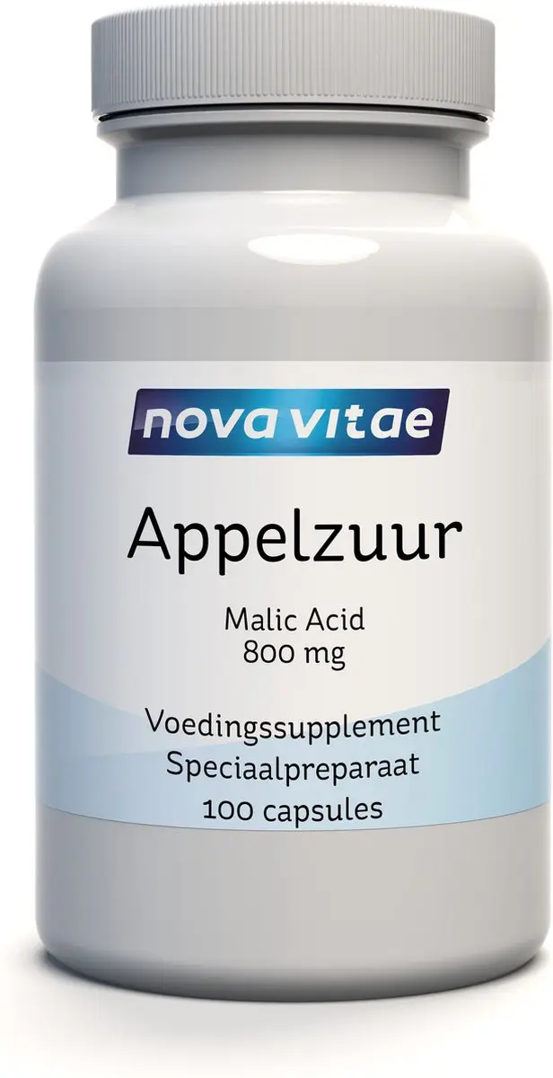 Nova Vitae Appelzuur 800mg