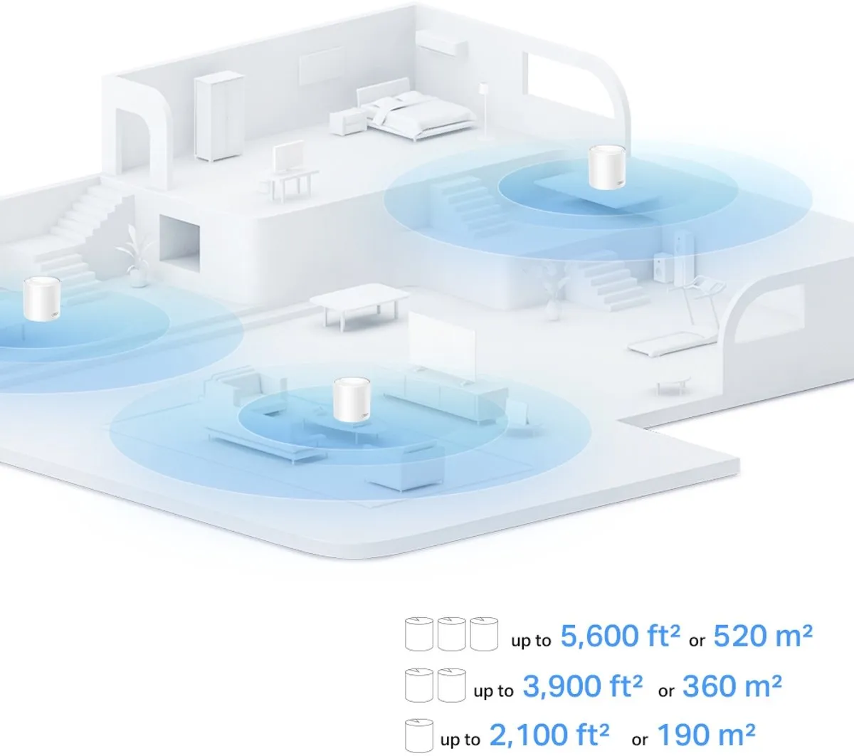 TP-Link Deco X1500 Mesh WiFi 6 - 3 Stuks - afbeelding 6 van 6