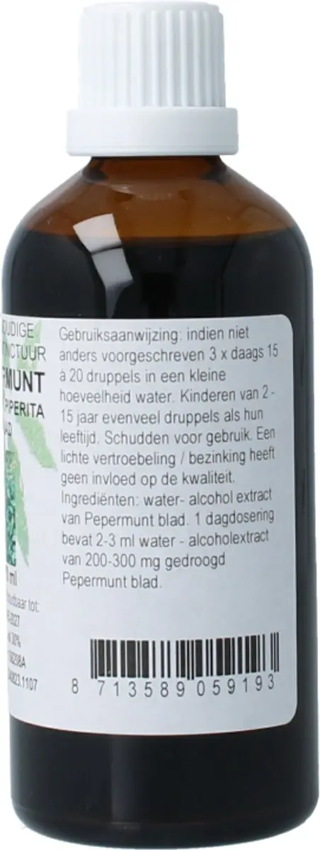Natura Sanat Pepermunt 100ml - 100 Stuks