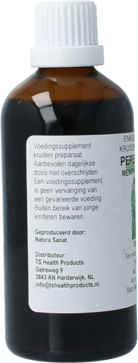 Natura Sanat Pepermunt 100ml - 100 Stuks