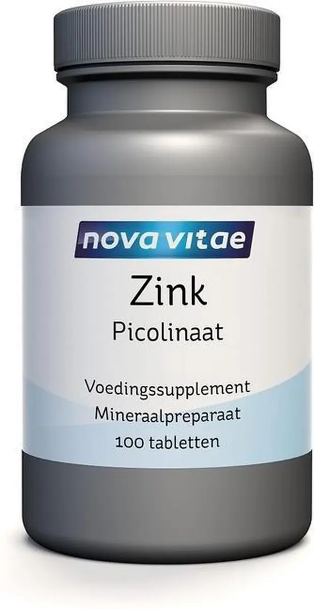 Nova Vitae Zink Picolinaat 50mg - 100 Tabletten