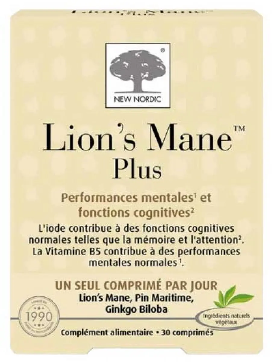 New Nordic Lion's Mane Plus 30 Tabletten