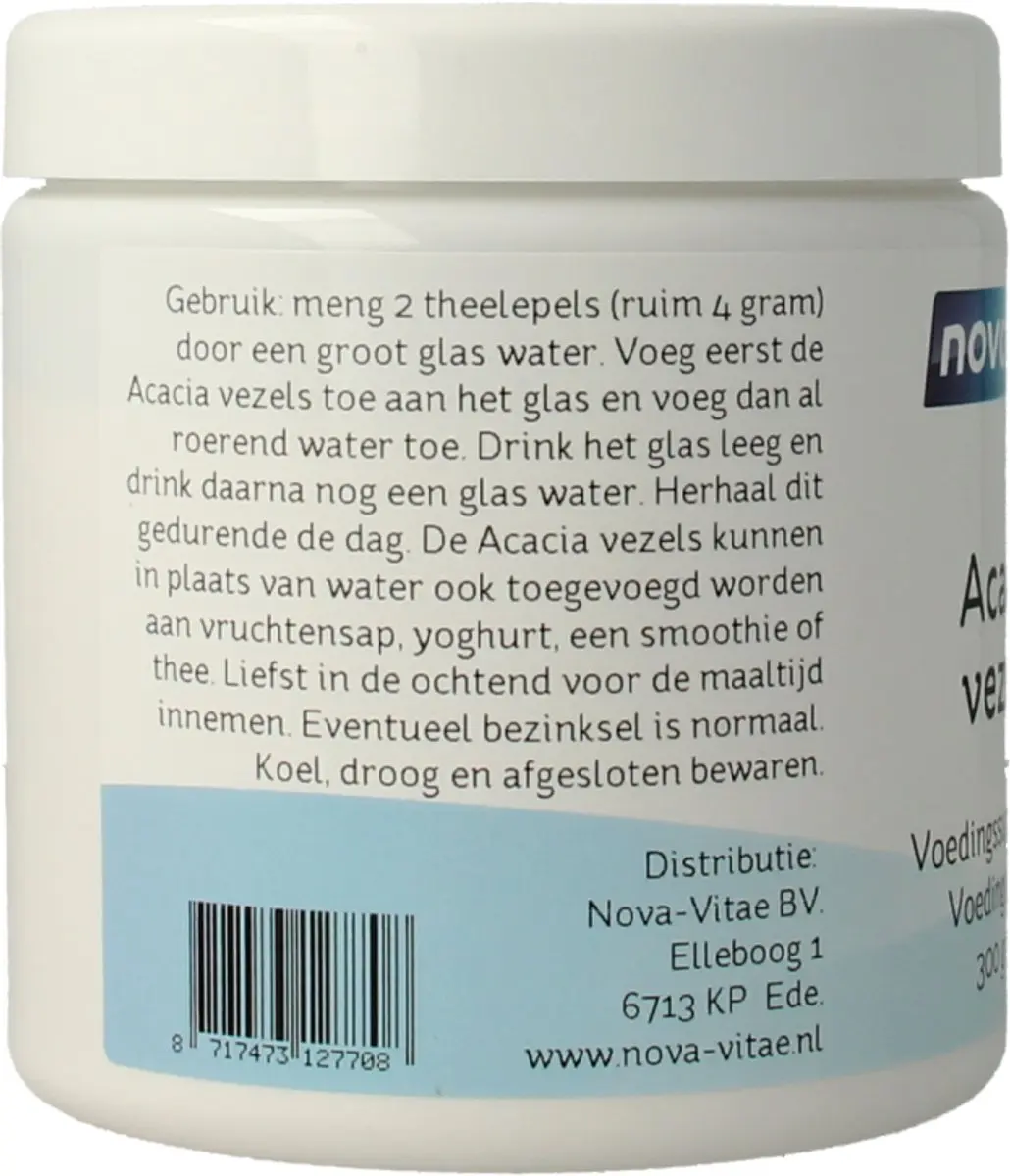 Nova Vitae Acacia Vezels Voedingsvezels 300g