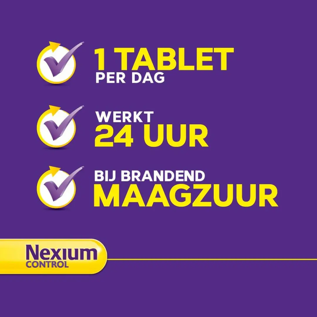 Nexium Control 20mg Tabletten - 42 Stuks (3x14)