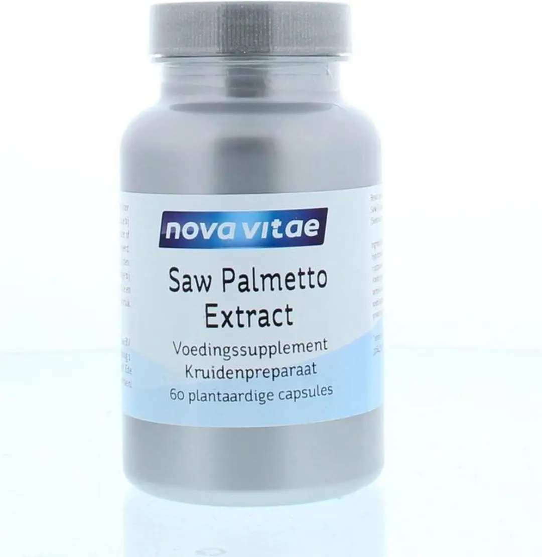 Nova Vitae Saw Palmetto Extract Voedingssupplement 60 Capsules
