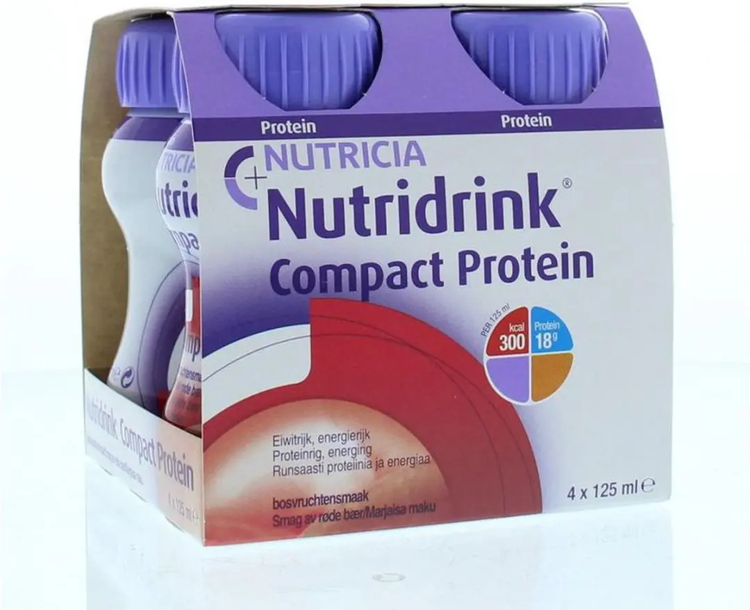 Nutridrink Comp Prot R Vrucht 4x4g