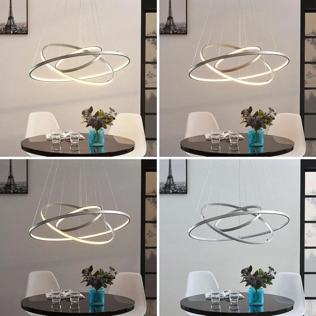 Lucande Hanglamp Metaal Kunststof 1 Licht